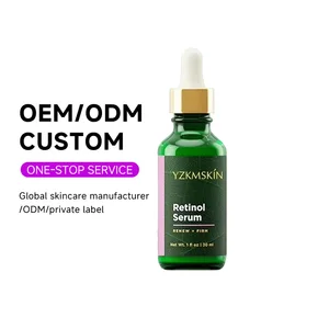 OEM ODM Vegan Vitamin C Brightening Skin Tightening Moisturizing Retinol Hyaluronic Acid Anti-Aging Anti Wrinkle Facial Serum