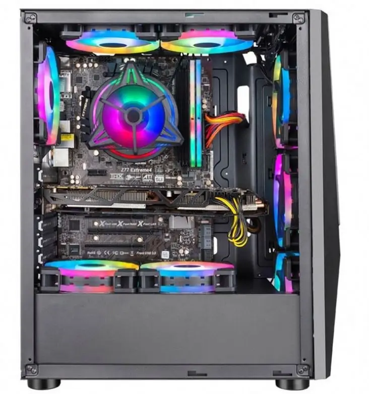 Bulk New System Unit Gaming Pc Assembled Core I5 I7 Wi10 SSD HDD OEM ODM Cheap Price 22" High Quality Gamer Desktop Computer