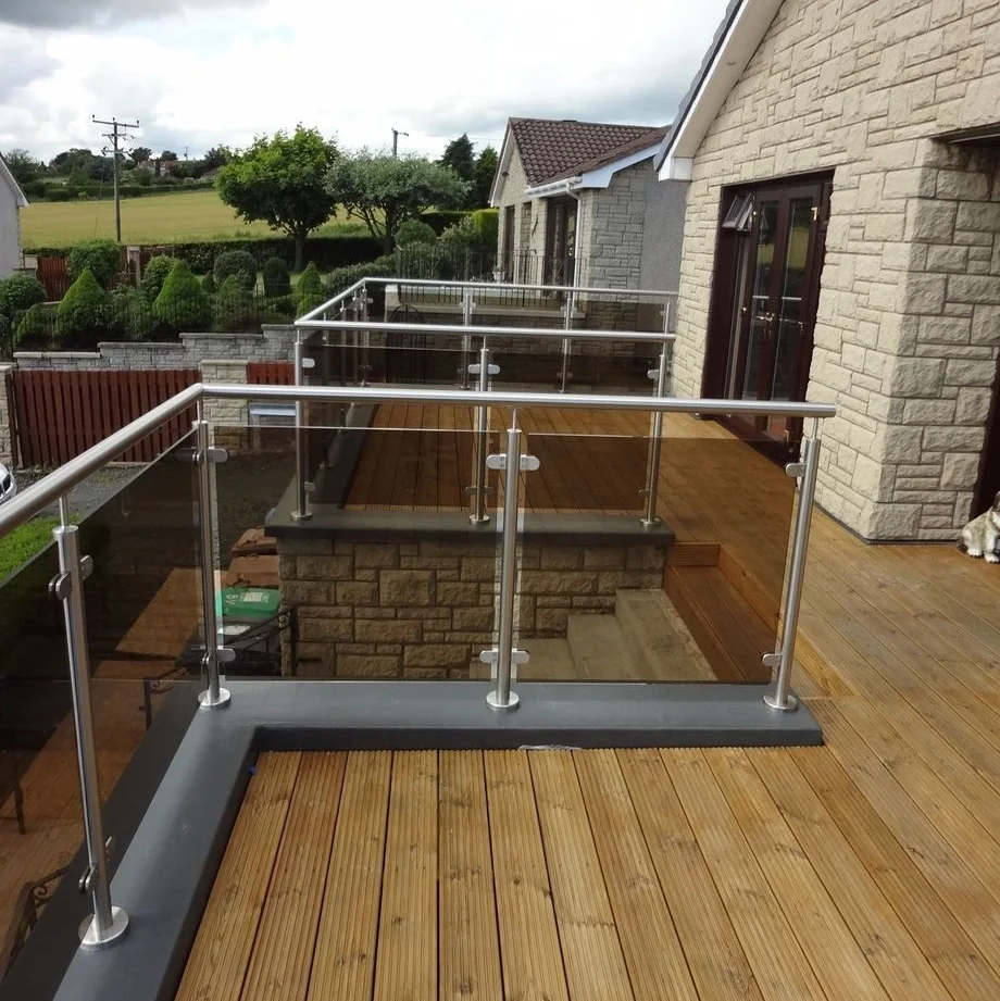 Tinted Glass Railings Glass Handrail Systems Tempered Glass Railing ...