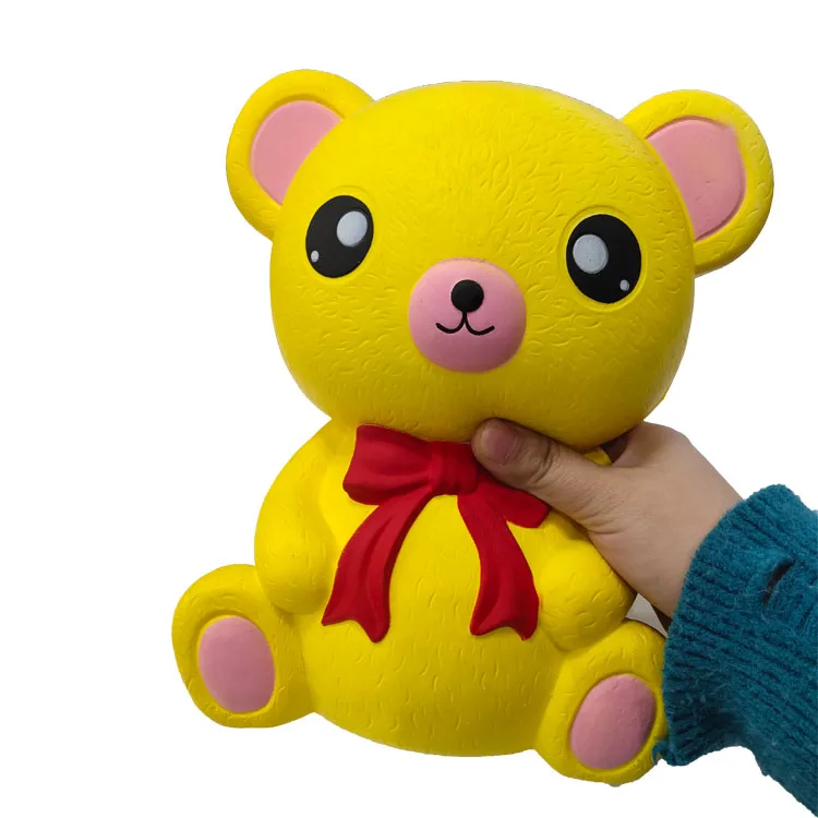 定制pu熊慢涨动物玩具坐立不安的玩具打趣pu玩具