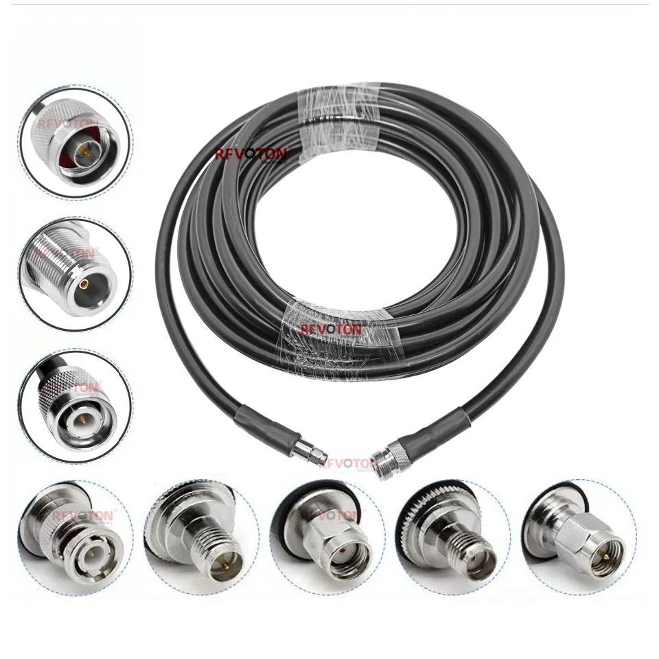 Factory OEM N Male to RP/SMA Male/Female/BNC/TNC/UHF/7/16 DIN Connector for WTR400 WLMR400 RF Pigtail Extension Cable Assembly