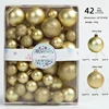 42pcs gold-rectangular color box