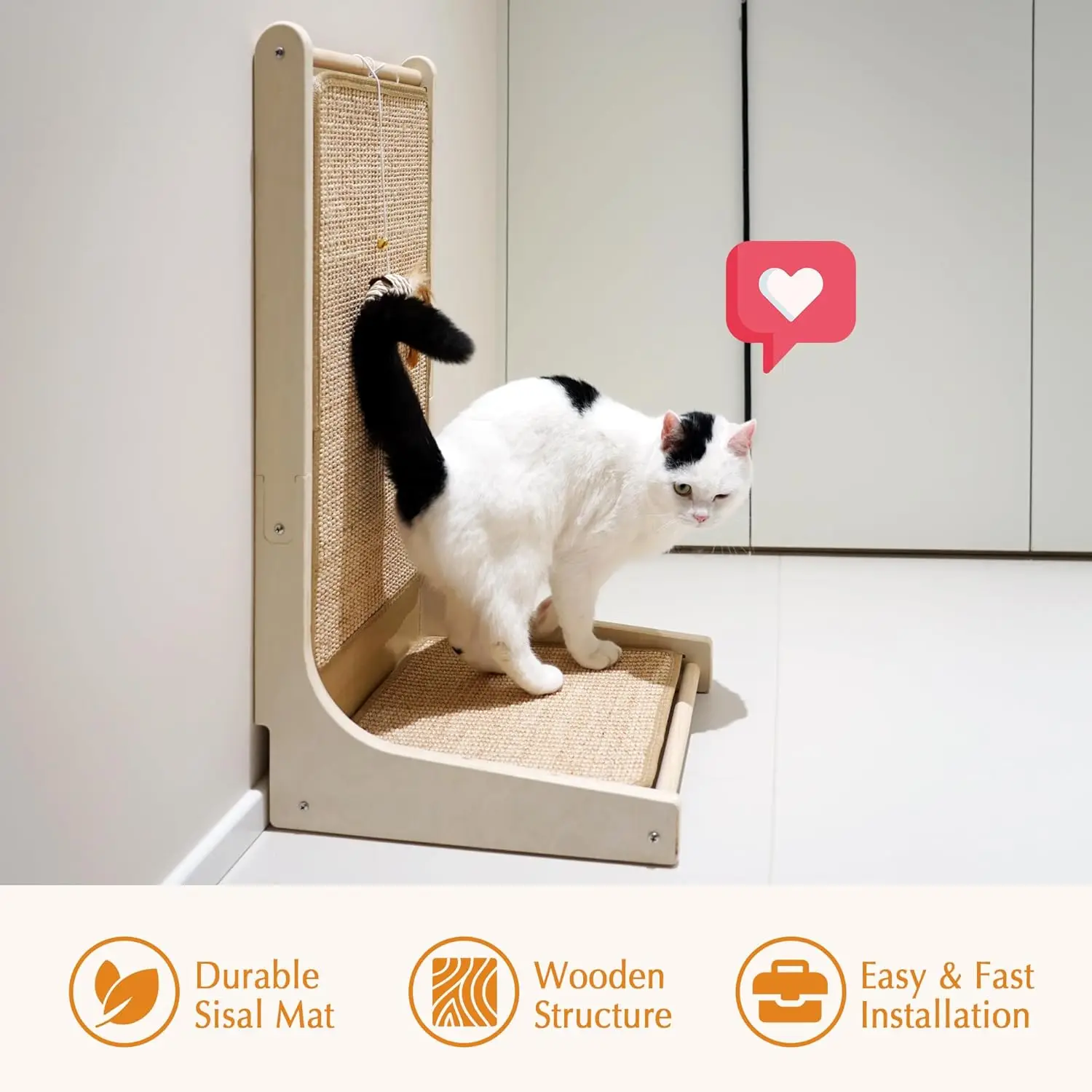 Griffoir Pour Chat En Forme De L | Griffoir Pour Chat | Carton À