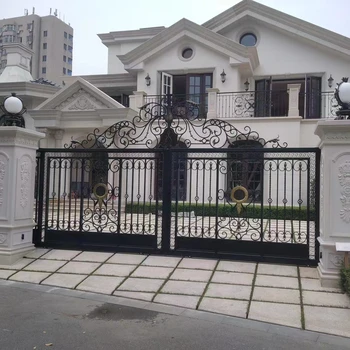 Factory direct sales, customized wrought iron gates and window grilles, handrails