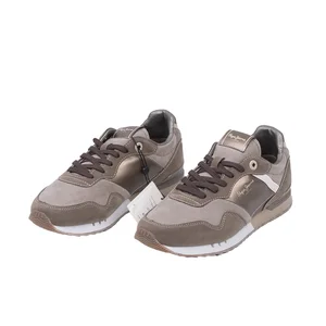 Authentic European Export Overstock Lightweight Non-Slip Printed Lace-up Versatile Casual Fashion Trend Autumn Mesh Running