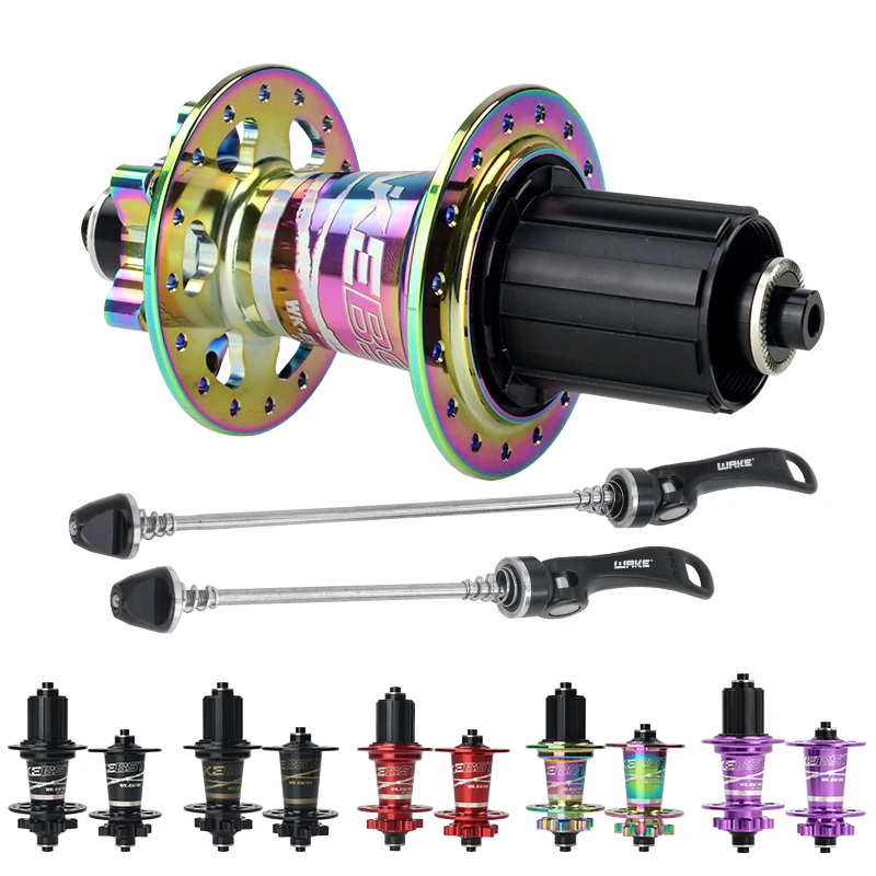WAKEBST 32H/36H Bicycle Hubs with 6 Pawls Bearings - Lightweight