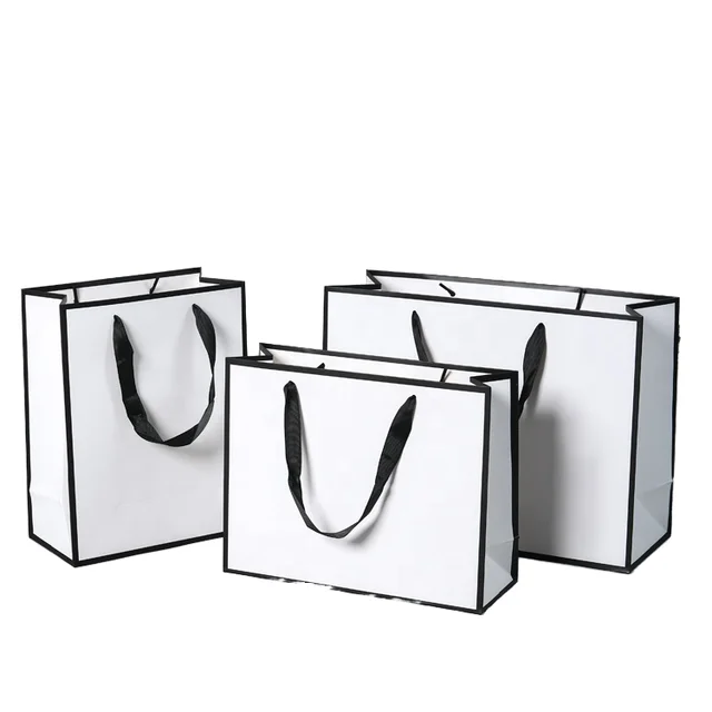 Customized Multi-Size Multi-Color Kraft Paper Advertising Bags Handles Luxury for Clothing Shoes Personalized Logo Gift Bags