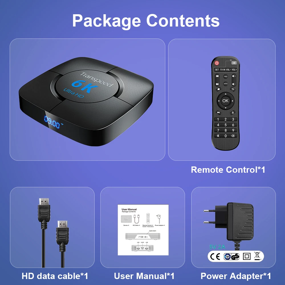 Tv Series Smart Android 12 0 Tv Box 6k 3d Wifi 2 4g 5 8g 4gb Ram 32g