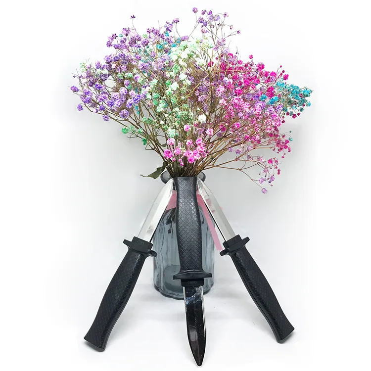 Выдвижной реквизит искусственный нож на Хэллоуин день или вечеринку магический трюк гаджет игрушки пластиковый исчезающий кинжал