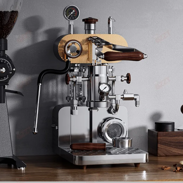 Adjustable Pressure/water Temperature/presoaking Function Semi Auto