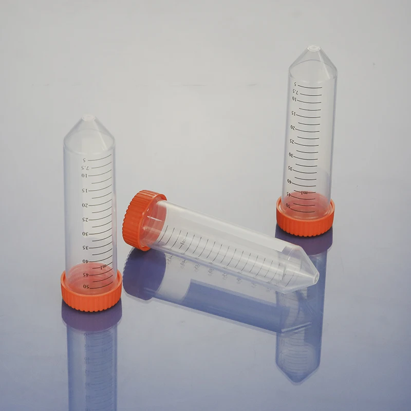 Лабораторные одноразовые стерильные центрифужная пробирка 15 мл/50 мл пластмассовые трубки