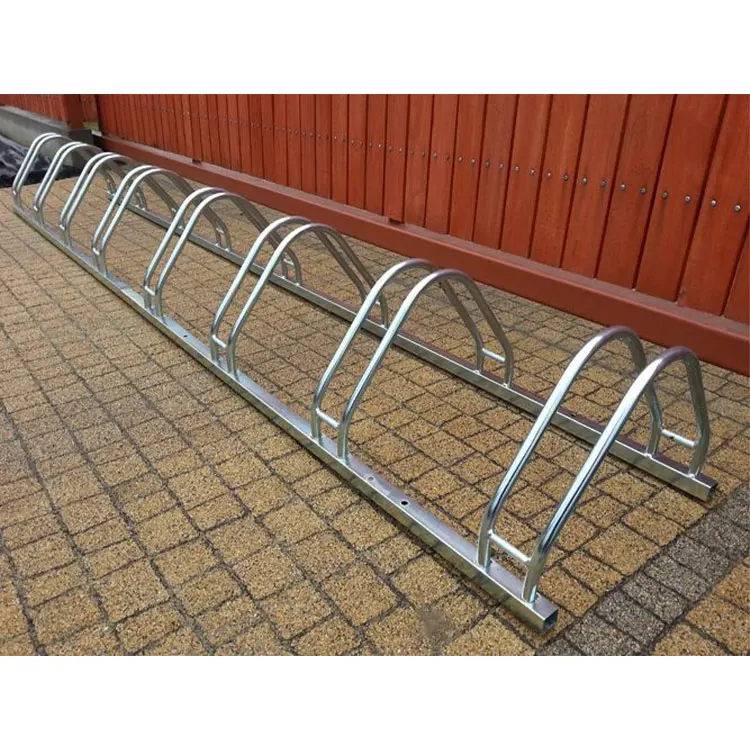 Outdoor Street Steel Bike Rack Outside Roadside Bicycle Stand Street ...