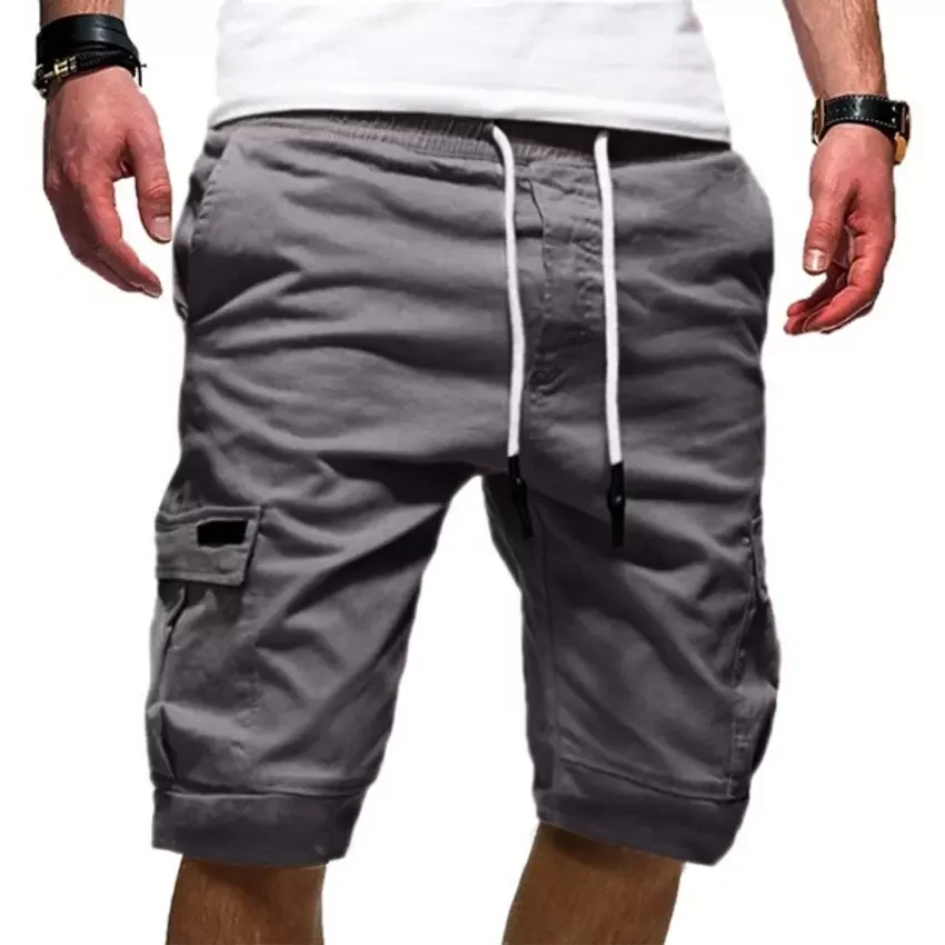 Wholesale Apparel stock Cargo Summer Shorts Jogger Solid Color Of Short Casual Comfortable Shorts Outdoor Shorts For Men281_voghion.com