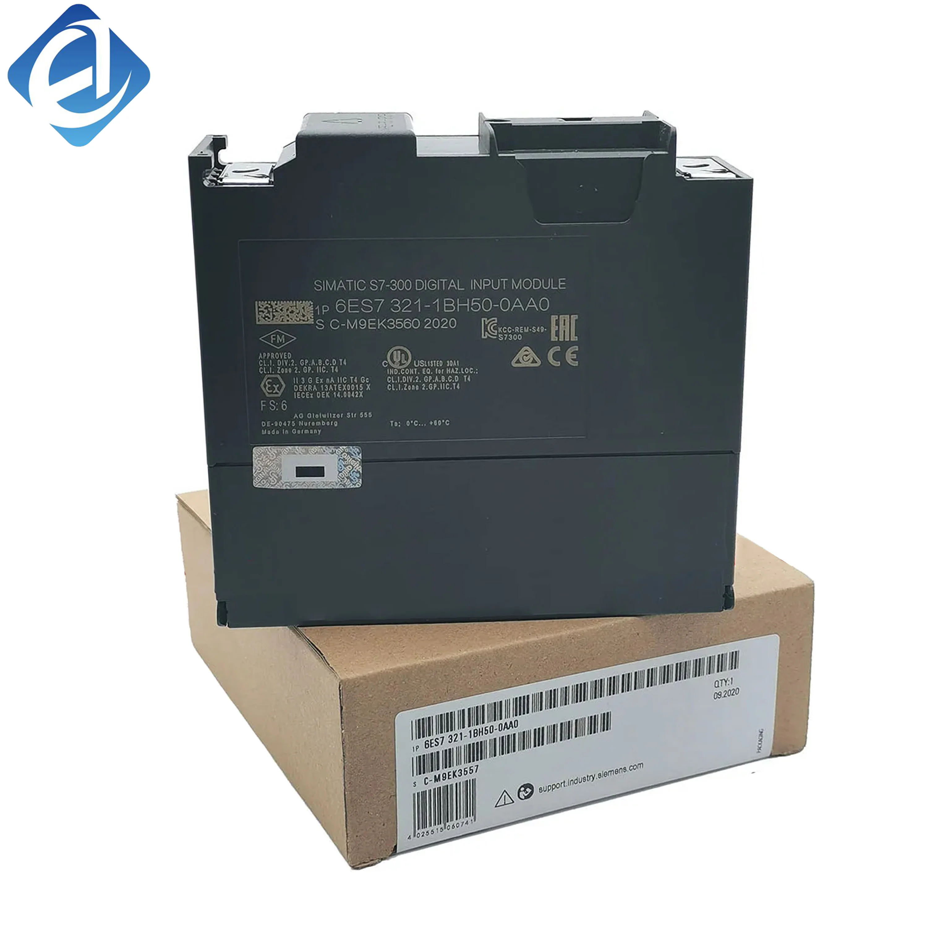 New Original 6ES7 321-1BH50-0AA0 6ES7321-1BH50-0AA0 SIMATIC S7‑300 series. Features 16 channels, 24V DC input, opto-isolated, fast signal detection, diagnostic function. 