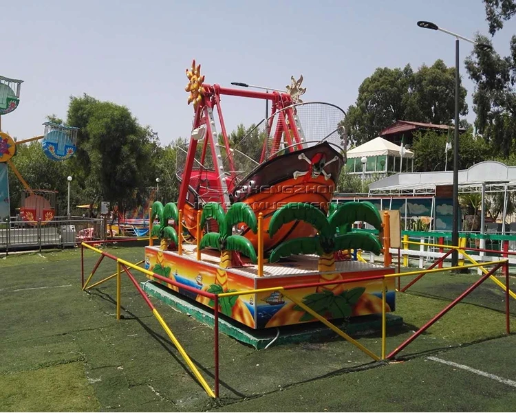 Outdoor Playground Carnival Rides Trailer Small Viking Pirate Ship