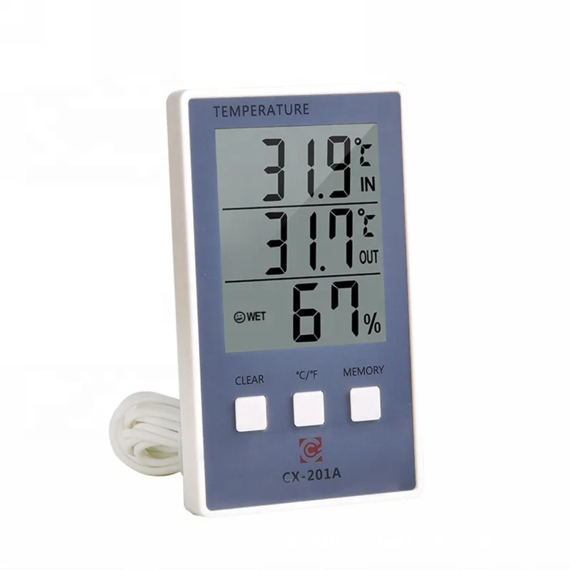 thumbnail interactive-video image 1 of Mini Digital LCD Thermometer Hygrometer – Indoor Temperature & Humidity Meter (Battery Powered) 1 of 3