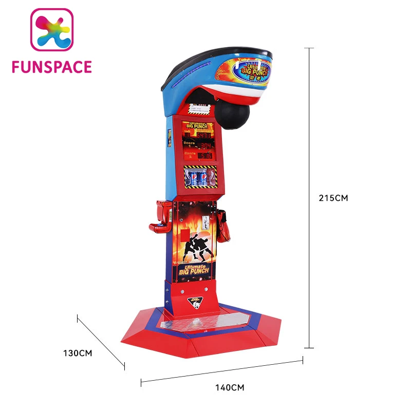 Funspace High Quality Sport Theme Coin Operated Red Punching Arcade Boxing Game Machine With Factory Price for Game Center