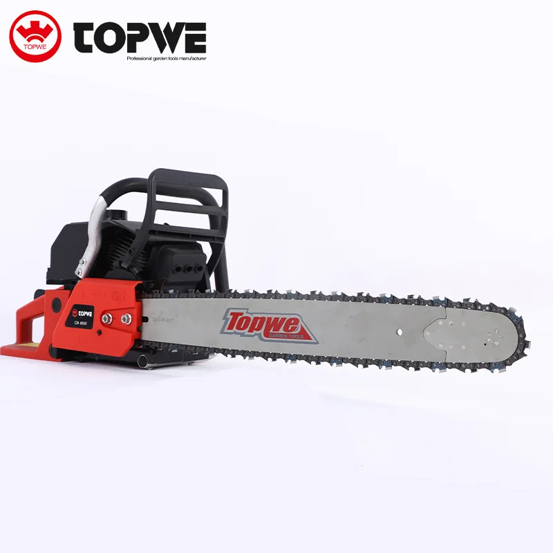 TOPWE Most Popular Tree Cutting Machine 82cc Bar Chain Saw Wholesale Gasoline Chainsaw