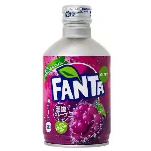 300ML Grape Flavor Japan Soft Drinks Cola Exotic Drinks Soda Import Soft Drinks