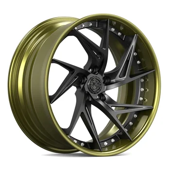 Customized 2-Piece Forged Alloy Wheels 6061 T6 Performance Designed Five Spoke Wheels for BMW Rolls Royce with 40mm and 25mm ET