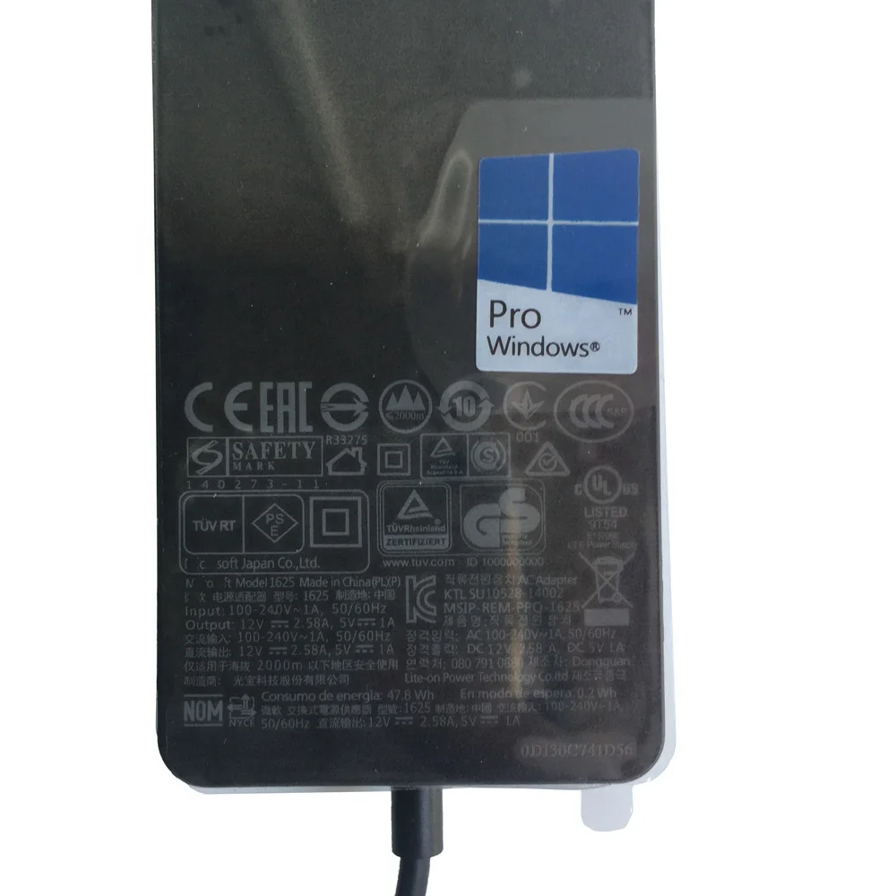 Зарядное устройство 12V 2.58A 36W Замена адаптера переменного тока питания для ноутбука для Microsoft Surface Pro 3 4 модели 1625/1631 тетрадь