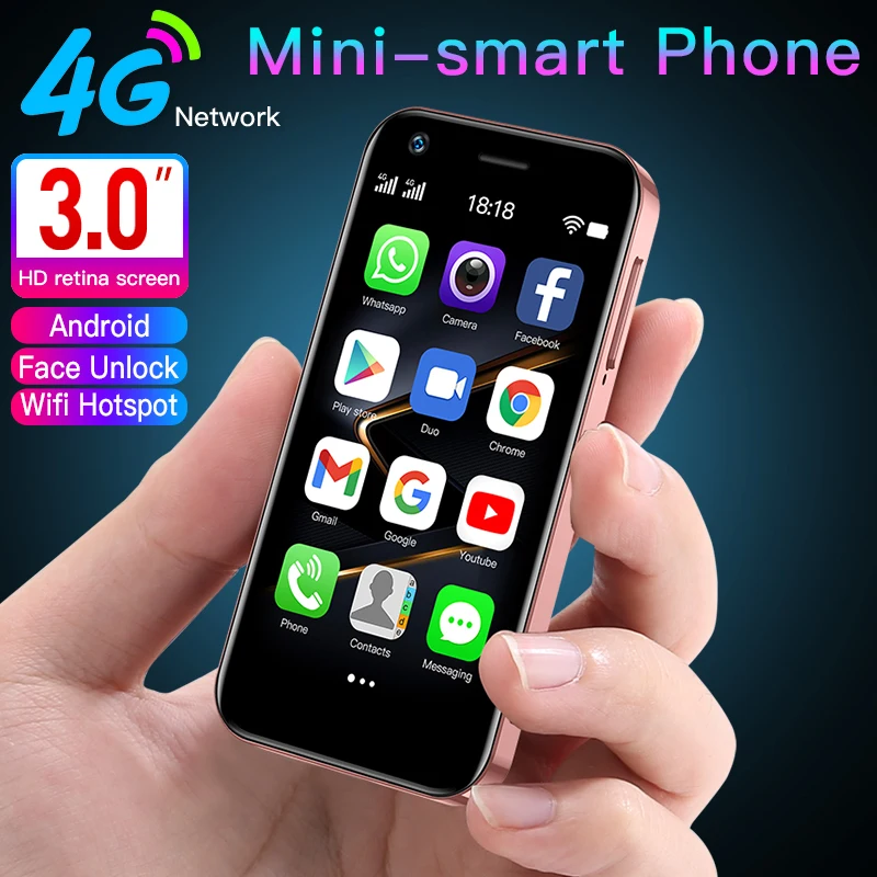 Soyes XS16 3インチミニスマートフォン Android 4G、2000mAhバッテリー対応