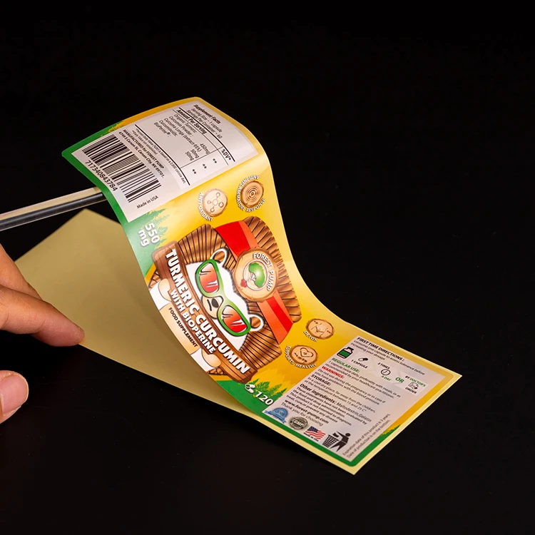 product custom uv printing waterproof  vinyl product packaging stickers sheet maker design color logo bottle packaging label stickers-4