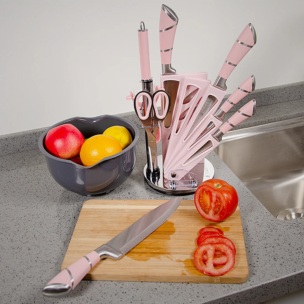 kitchen king pink kitchen knife set