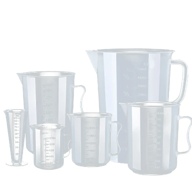 250/500/1000ml Premium Clear Plastic Graduated Measuring Cup Pour