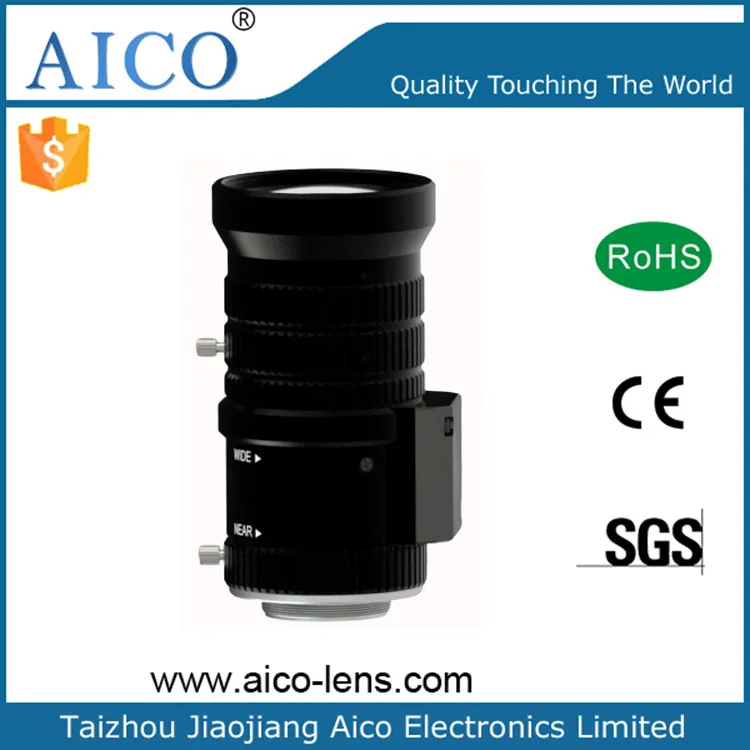 Objectif CCTV Zoom HD 3 méga pixels F1,4 DC Auto Iris Vari-Focal 5-50 mm CS
