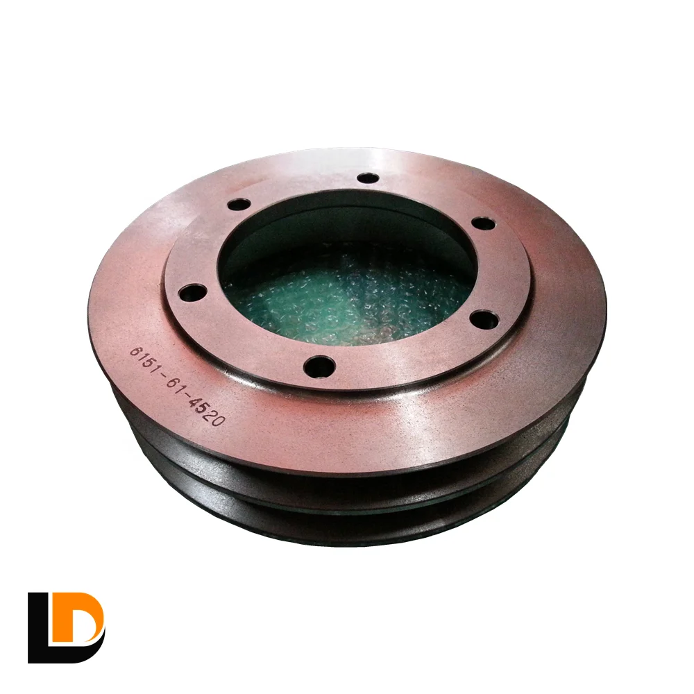6151-61-4520 PULLEY NON HARDENING for Komatsu WA470 S6D125