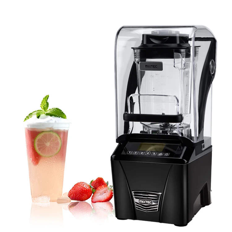 Commercial Blender Smoothie With Sound Proof Cover Blenders and Juicers Commercial Heavy Duty MS-E680Q
