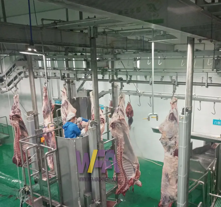 中国工場牛屠殺場食肉加工ライン機械、牛屠殺機、牛屠殺場設備 中国工場牛屠殺場食肉加工ライン機械、牛屠殺機、牛屠殺場設備