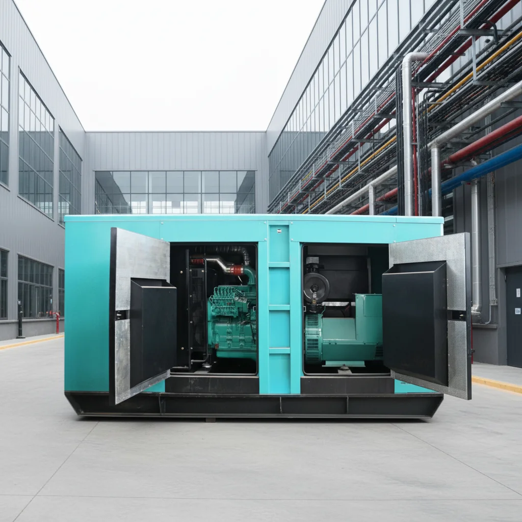 250kva 150kva 500kva Open Frame Diesel Generator with 50/60Hz 480V Super Silent Type for Engine