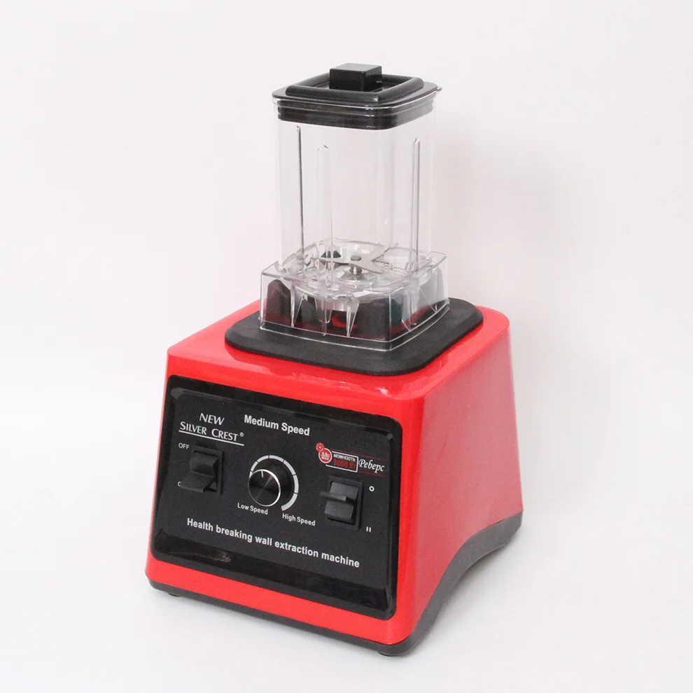 Hot 2 in 1 Blender Double Cup 8000w Strong Power 3L 9525 Motor SILVER CREST Double Cup Blender for Home