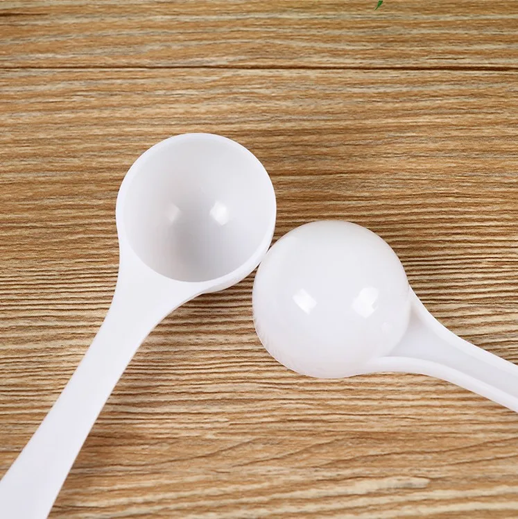 Free Shipping 6 CC Plastic Measuring Honey Spoon  3 Grams 6 ML Protein Milk Powder Liquid Scoops