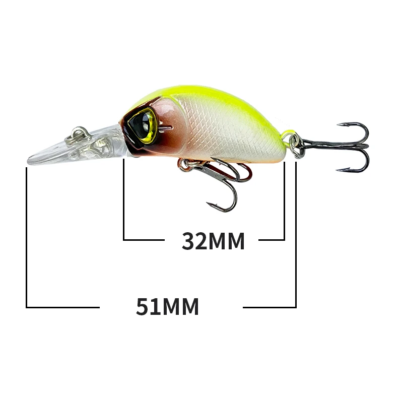 Japan Design Pesca Wobbling Fishing Lure 32mm 4.4g Sinking Minnow Isca  Artificial Bait for Bass Perch Pike the Stream Trout Lure