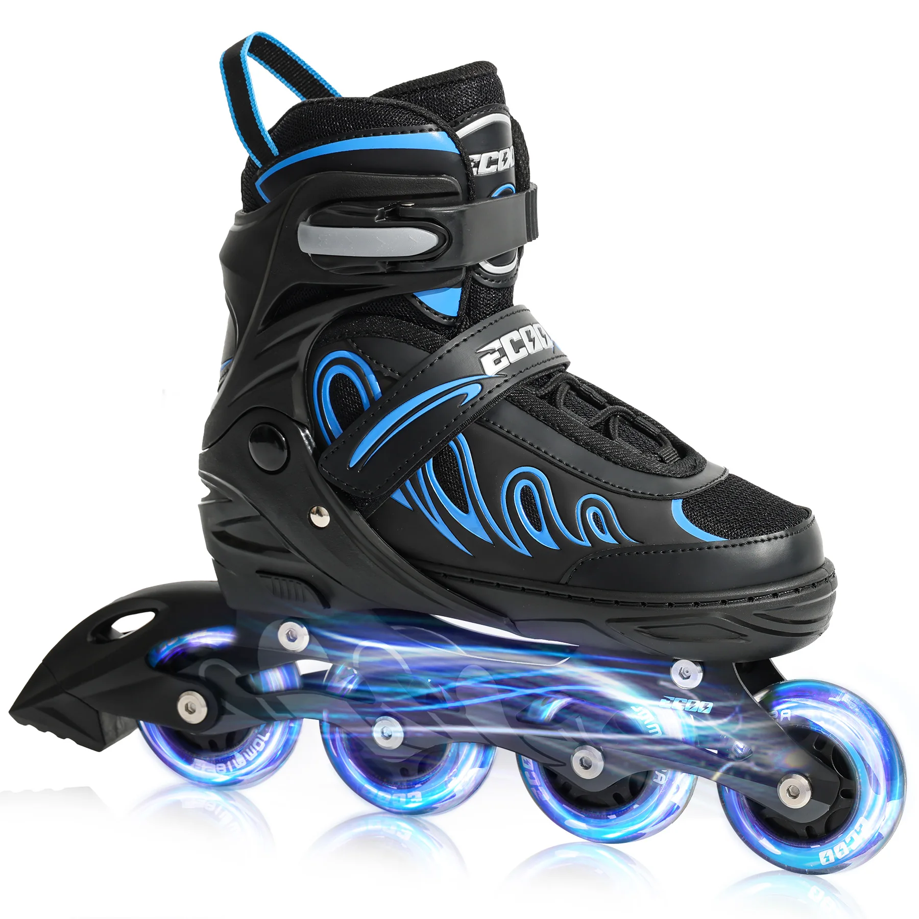 Professional Speed Inline Skates with Light-Up Wheels
