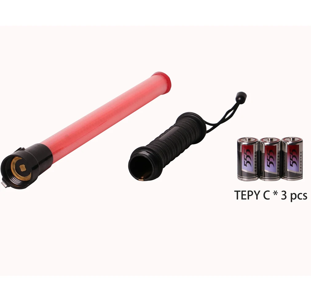 Многофункциональный светодиодный фонарь 54 см, безопасный красный Дорожный мигающий светофор