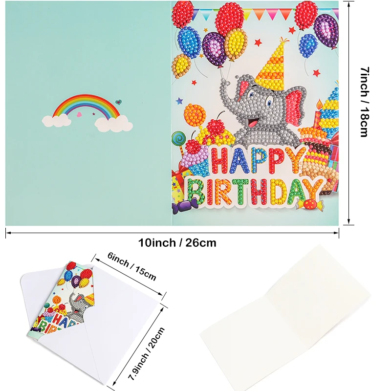 happy birthday cards diy diamond painting