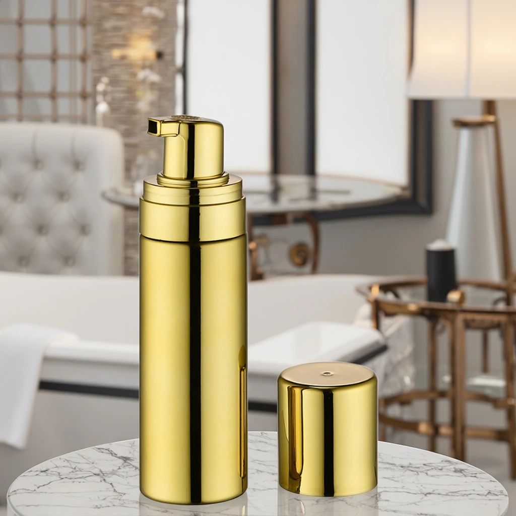 High-Quality Transparent or Opaque Gold 50ml 60ml100ml 120ml 150ml PET Plastic Foam Pump Bottles