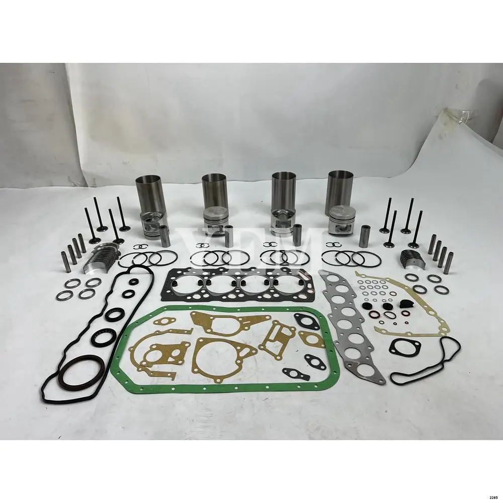 Factory Direct Sales Overhaul Kit With Bearings Piston Rings Engine Valve Full Gasket Set Liner Kit For Mitsubishi 4D56