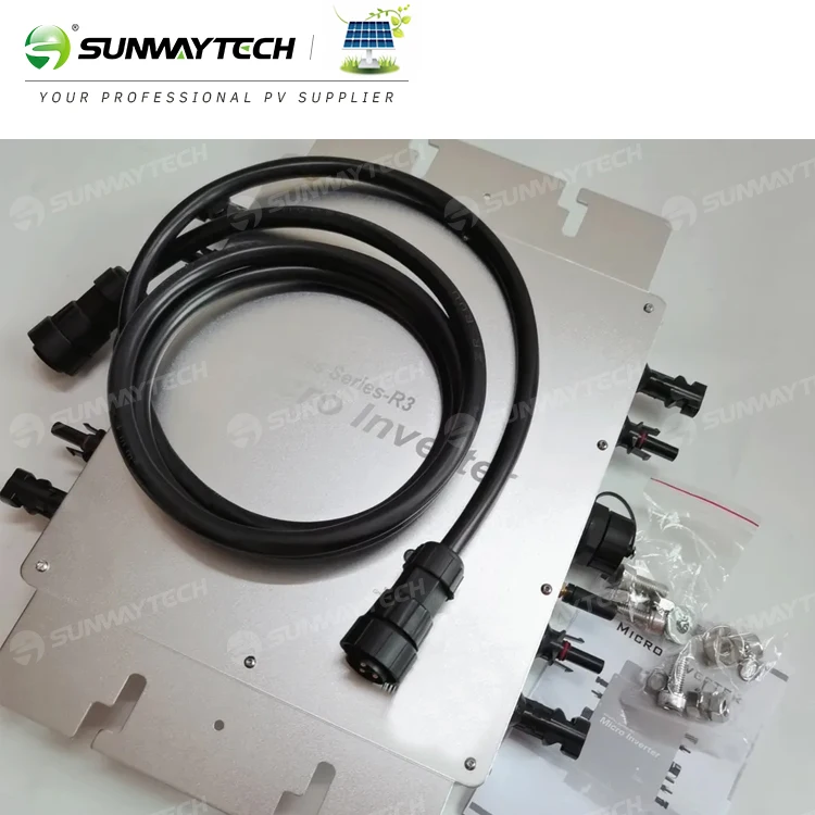 1400W 2000W on Grid Tie Smart Microinverter with 4 Mppt Module Level Monitoring