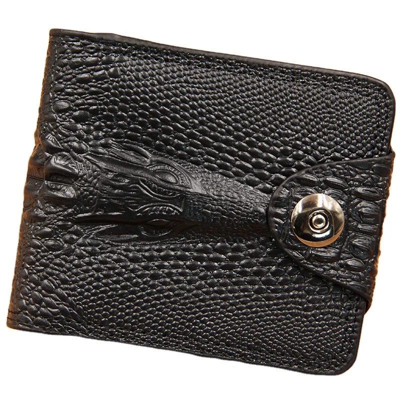 2020 new arrive men crocodile purse wallet pu eather vintage