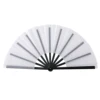 White with black handle