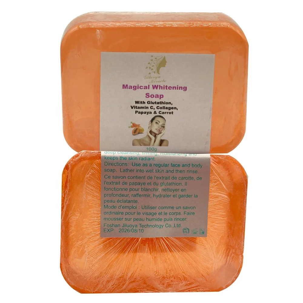 OEM Magical Whitening Bar Soap Lightens Skin Color Gently Removes  Deep-Sealed Dirt and Oil Control Fade Dark Spots Moisturizer