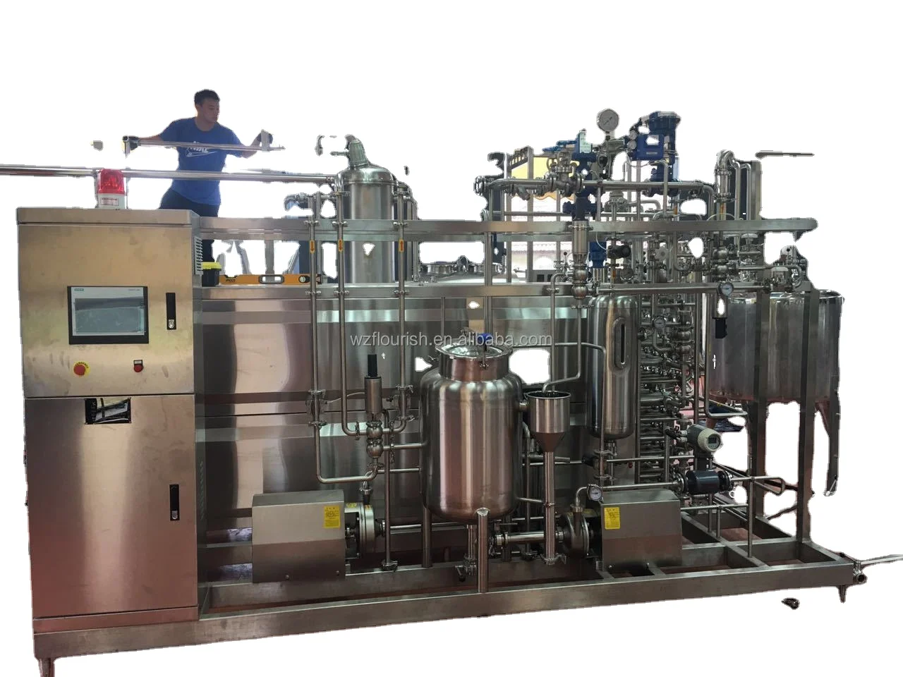 Automatic Tubular UHT Juice Pasteurizer/Sterilizer