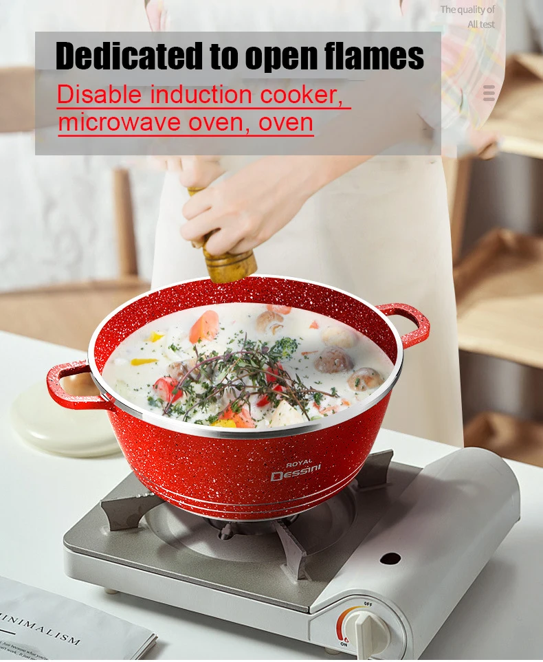 Factory Hot Selling 23 Pieces Aluminium Pots Sets Cooking Cookware Glam