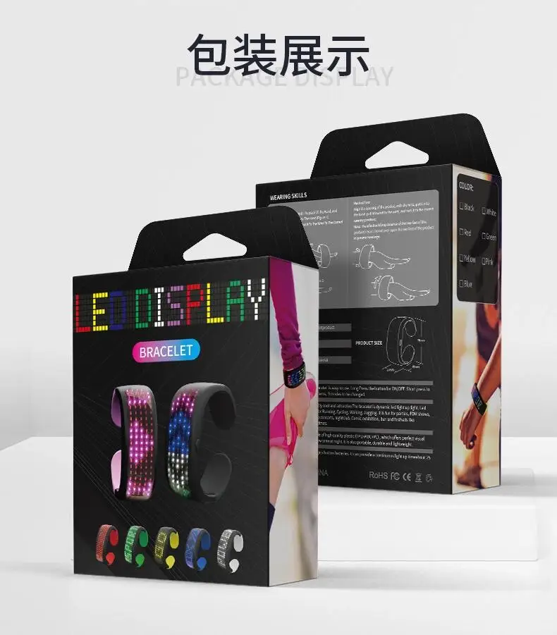 Оптовая продажа с фабрики, рождественские подарки, новинка, светодиодные мигающие Рождественские Браслеты, светящиеся браслеты для детей