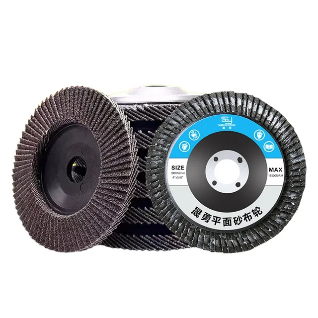 High Performance T27 60 Grit  Aalcined Aluminum Oxide Flap Disc Flap Wheel  For Polishing Metal And Wood